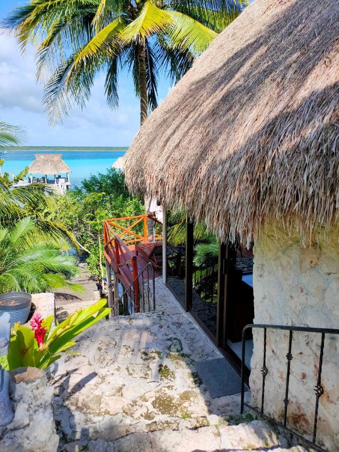 Villa Ensueno, Lagoon Private Front Bacalar Buitenkant foto