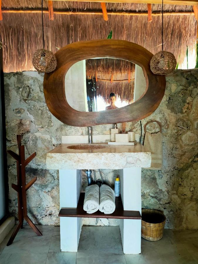 Villa Ensueno, Lagoon Private Front Bacalar Buitenkant foto